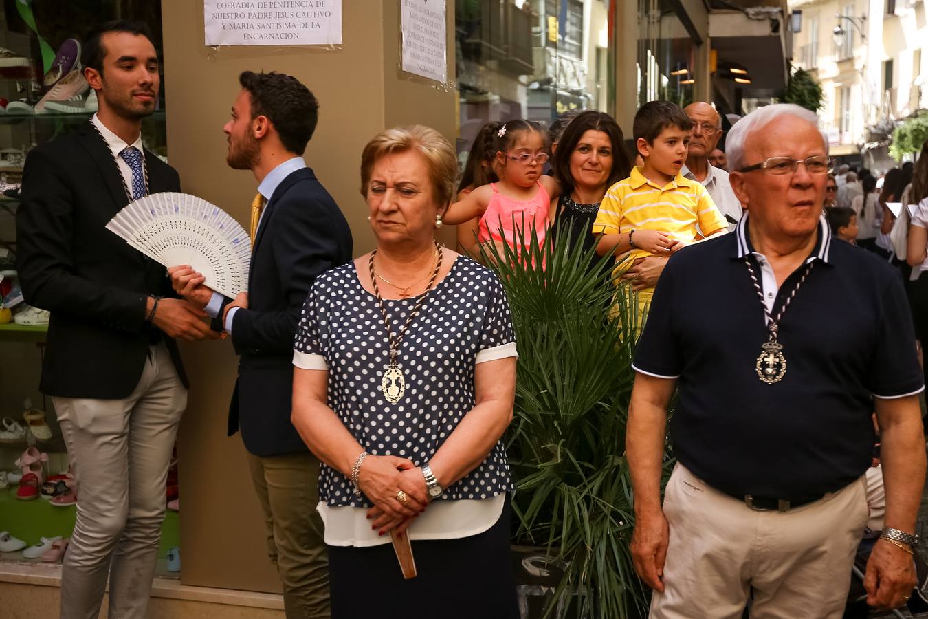 Ambiente durante la procesión del Corpus