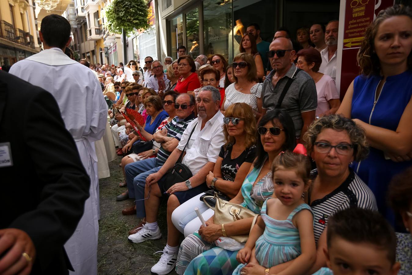 Ambiente durante la procesión del Corpus