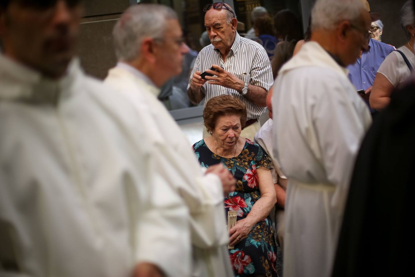 Ambiente durante la procesión del Corpus