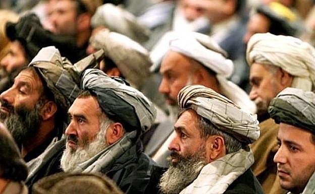 Una jirga paquistaní.