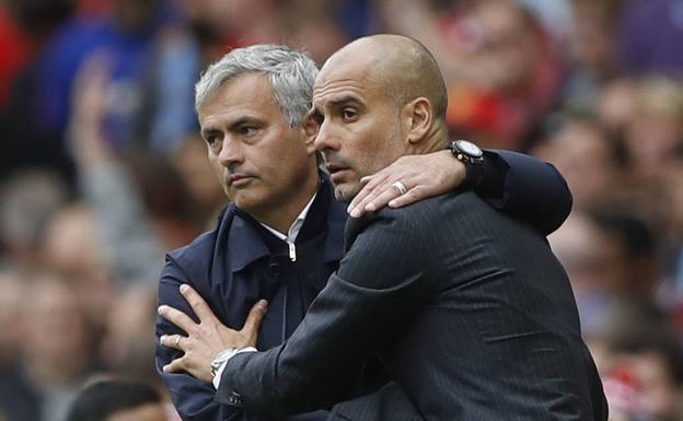 Mourinho y Guardiola.