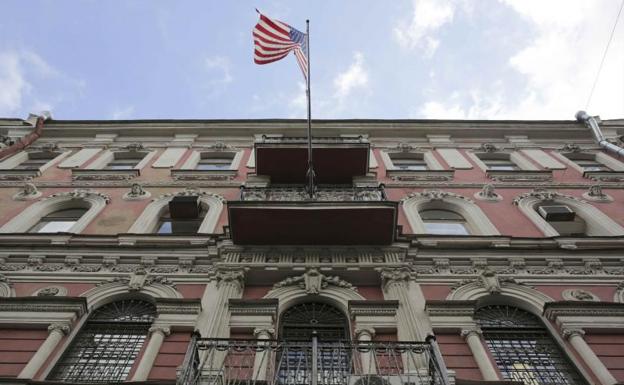 El consulado estadounidense en San Petersburgo.