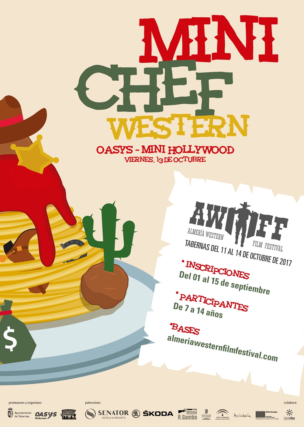 El festival AWFF convoca el I Concurso Mini Chef Western para niños de entre 7 y 14 años