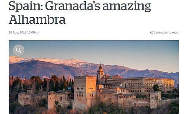 Artículo sobre Granada en 'Herald'.
