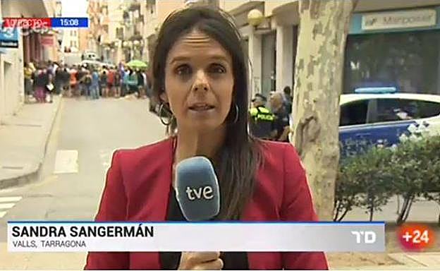 Desmentida la agresión a la reportera de TVE por un nuevo vídeo