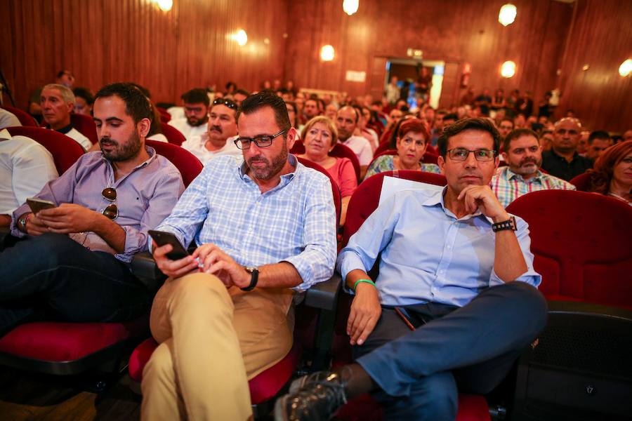 Noel López, José María Rueda y José Entrena, han participado esta tarde en un debate donde han expuesto las líneas estratégicas