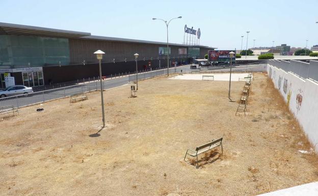 Parcela en donde se ubicará el parque canino.