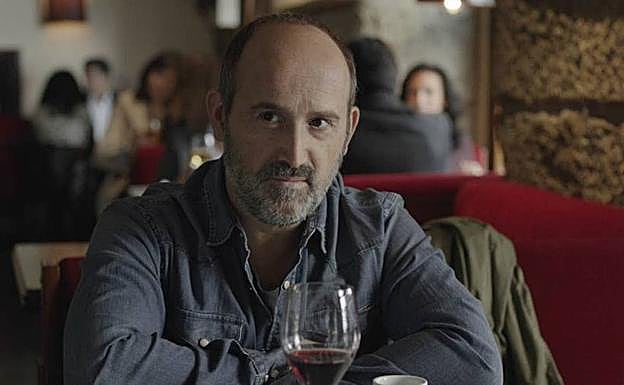 Javier Cámara, ya con sus hijos