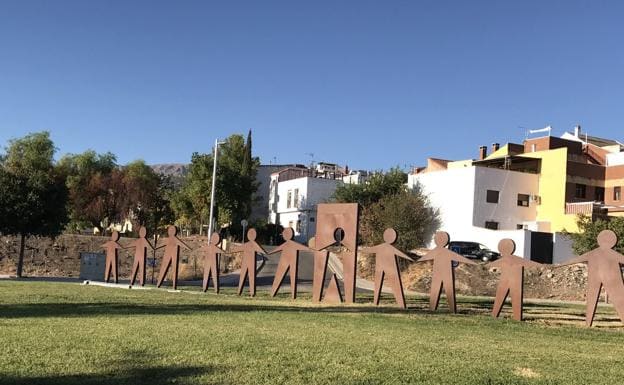 Una escultura diseñada por presos en Jaén, que habla de integración