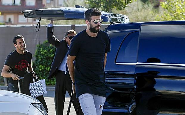Gerad Piqué, a su llegada a la Selección.