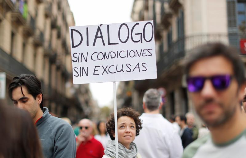 Jornada de movilizaciones por el diálogo y la unidad de España