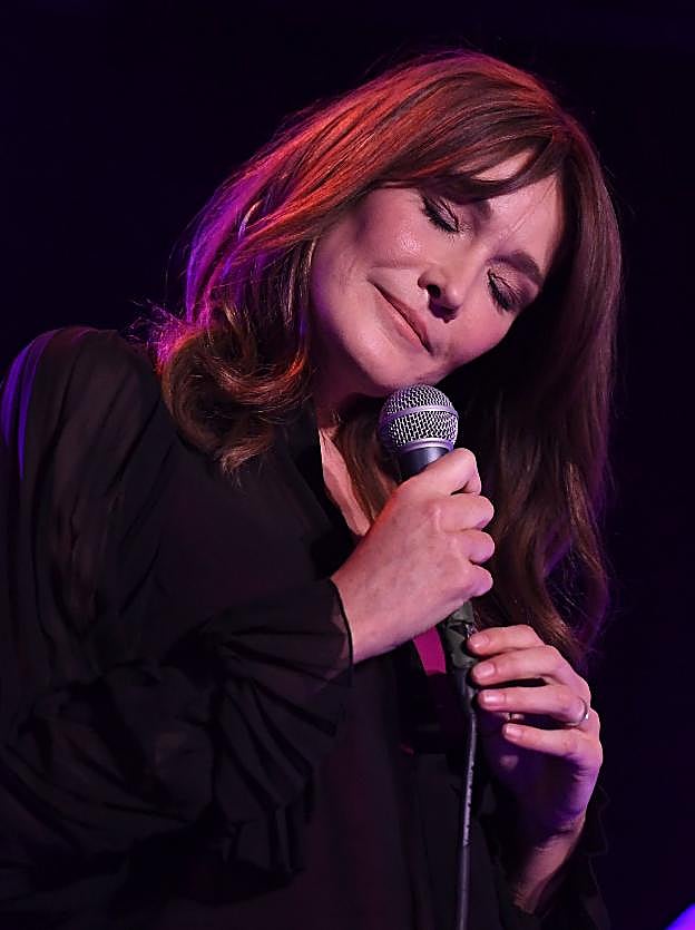 Carla Bruni, durante una actuación en Nueva York el año pasado.