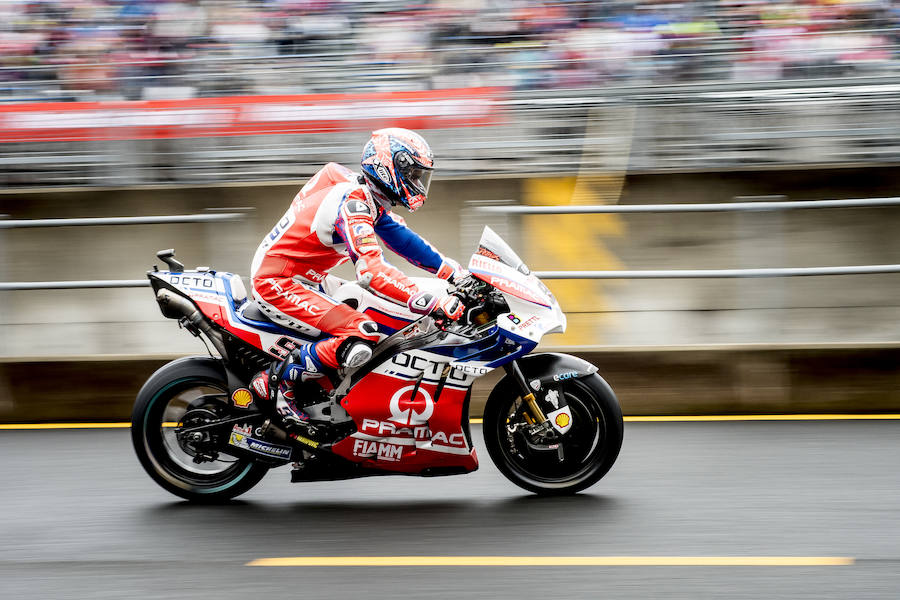 El francés Johann Zarco logró la 'pole' de MotoGP en el circuito de Motegi, por delante del italiano Danilo Petrucci y el español Marc Márquez.