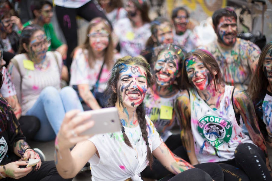 Las mejores imágenes de una divertida mañana entre novatos y veteranos al más puro estilo Disney