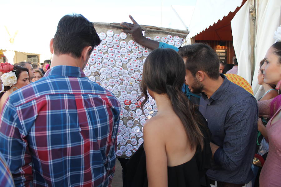 La jornada dio de sí. En familia, con los amigos o en pareja. Los encuentros fraternales siguieron en el ferial como el de la Asociación Jacobea