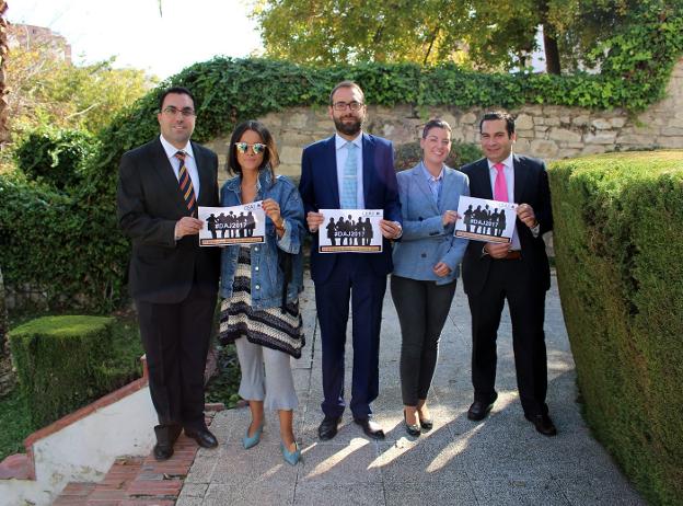 Miembros del Grupo de Abogados Jóvenes de Jaén.