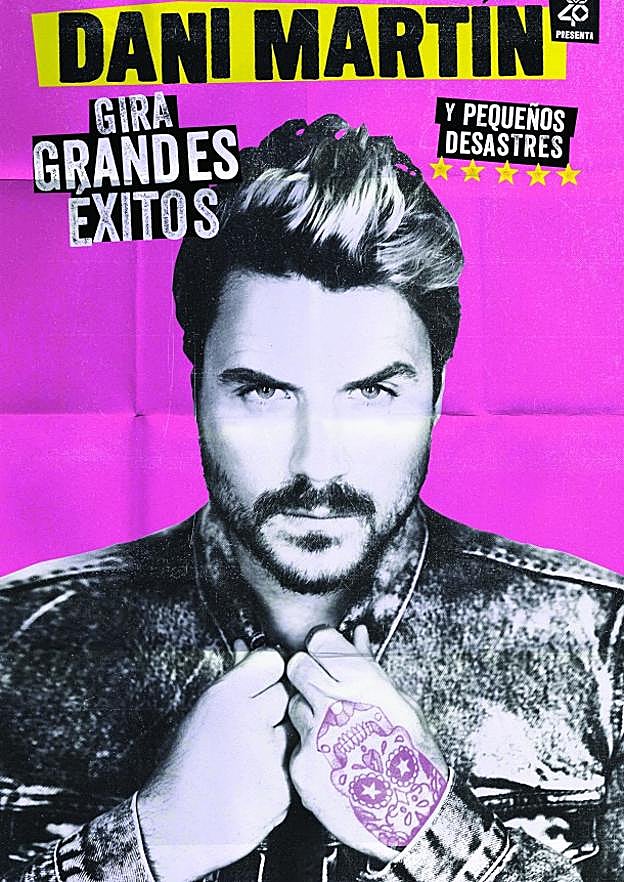 Dani Martín tampoco pasará por Jaén en su próxima gira