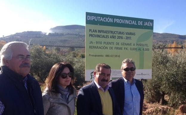 La Diputación invierte más de medio millón de euros en la carretera que une Puente de Génave con Peñolite