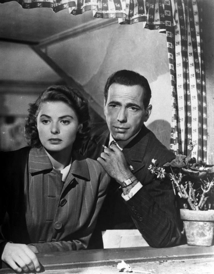 Ingrid Bergman y Humphrey Bogart en 'Casablanca' (1942).