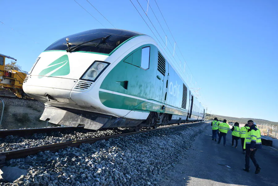 El tren laboratorio de Adif hace el recorrido Antequera - Granada