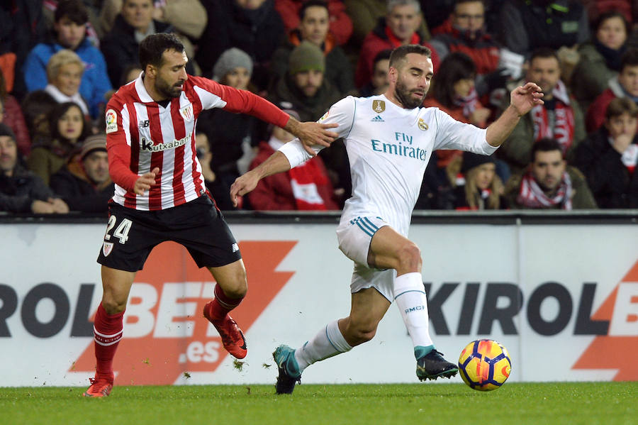 El conjunto blanco no logró pasar del empate en San Mamés en un partido en el que ningún equipo consiguió hacer gol.