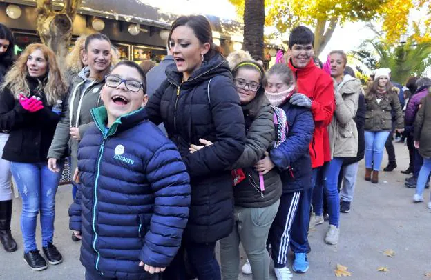 El Paseo se convirtió en el escenario para visibilizar a los centros que trabajan con personas con algún tipo de discapacidad.