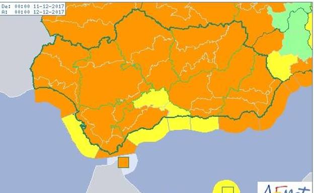 El riesgo por viento se eleva a naranja en Almería