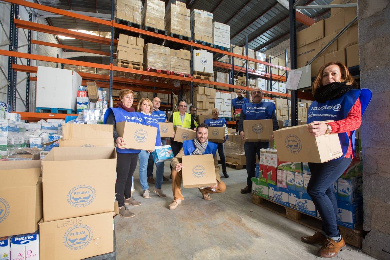 El Banco de Alimentos de Granada logra miles y miles de kilos de comida en la 'quinta gran recogida' de diciembre