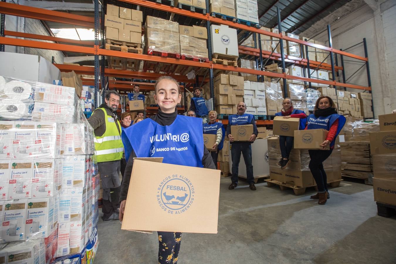 El Banco de Alimentos de Granada logra miles y miles de kilos de comida en la 'quinta gran recogida' de diciembre