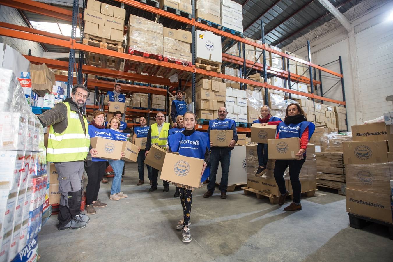 El Banco de Alimentos de Granada logra miles y miles de kilos de comida en la 'quinta gran recogida' de diciembre