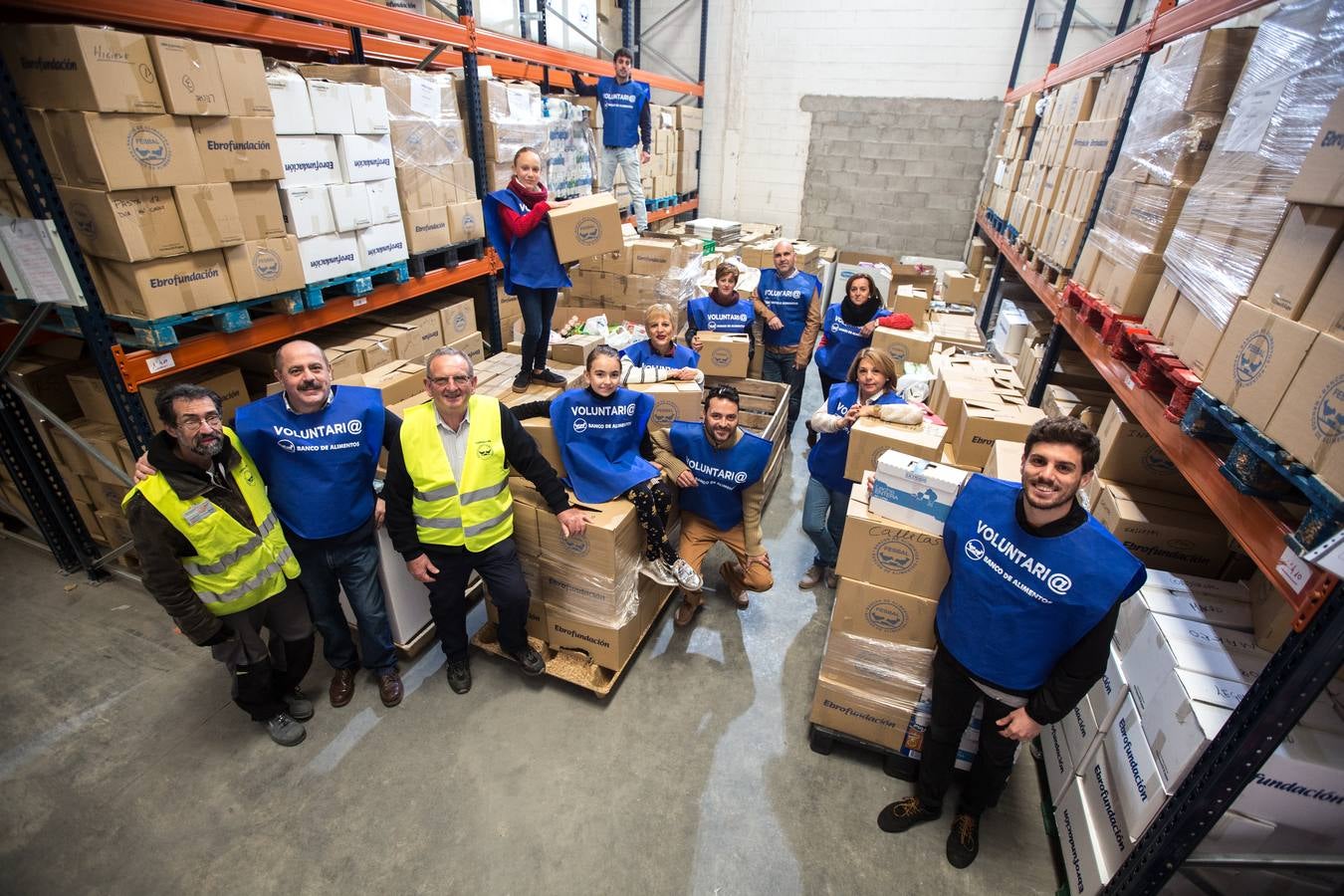 El Banco de Alimentos de Granada logra miles y miles de kilos de comida en la 'quinta gran recogida' de diciembre