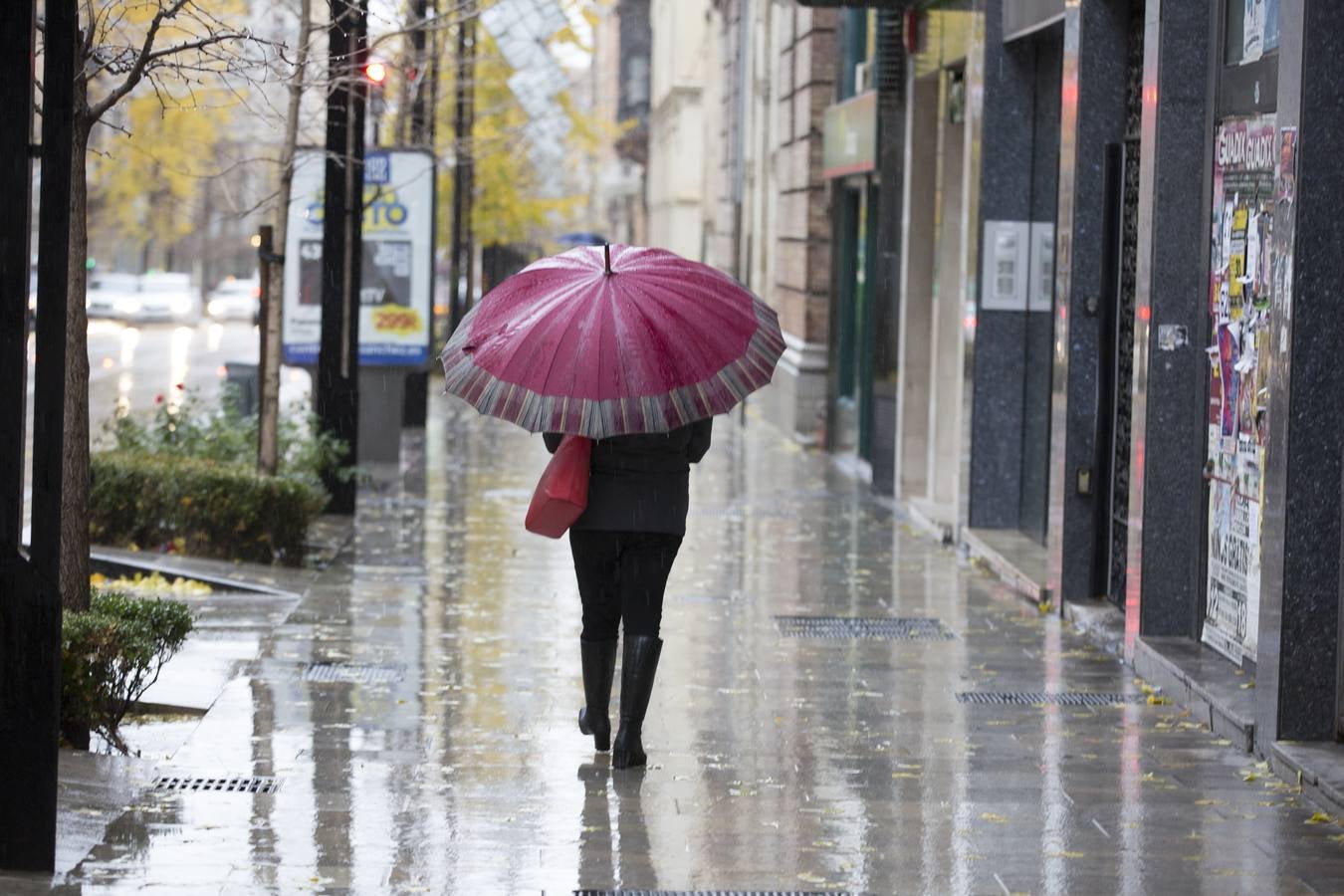 Granada vivió un 11 de diciembre lluvioso