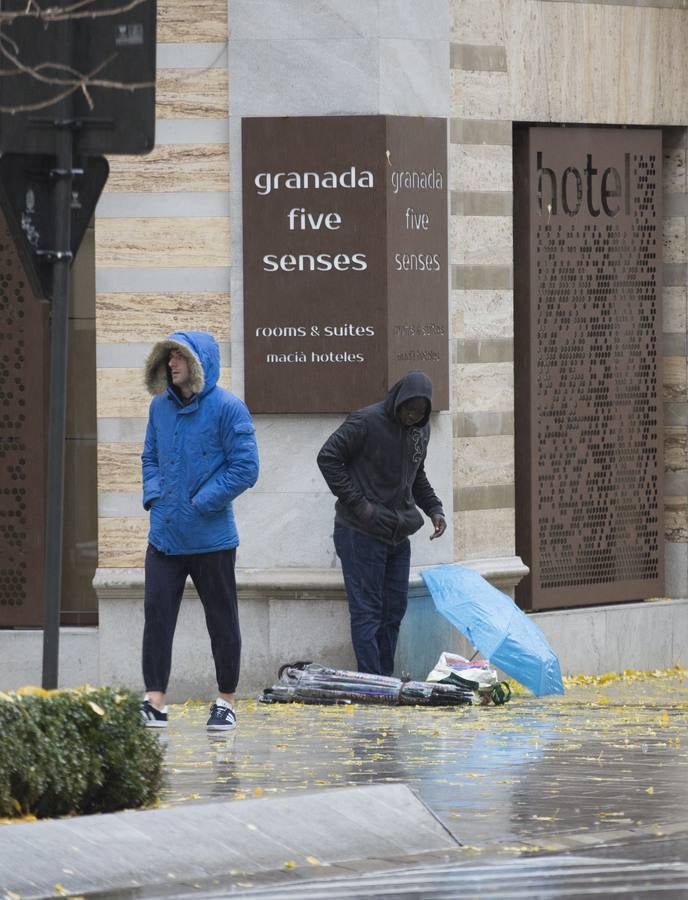Granada vivió un 11 de diciembre lluvioso