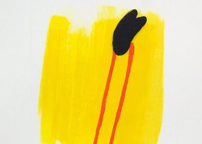 Imagen secundaria 1 - Tres de las estampas de José Guerrero presentes en el catálogo. 