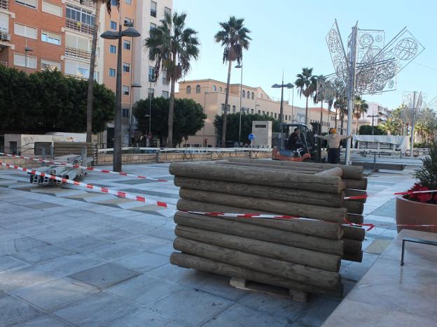 El Mirador de la Rambla, donde se instalará la pista de hielo.