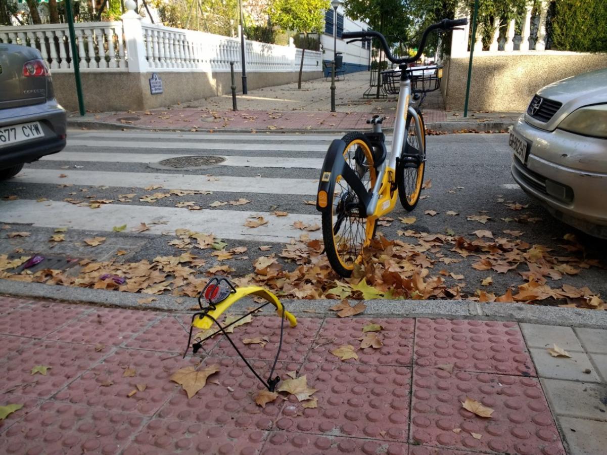 Los servicios de alquiler de bicicletas de la capital sufren varios incidentes en las últimas semanas