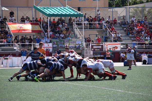 Complicada pelea la que tendrá que resolver Unión Rugby Almería frente a Ciencias de Sevilla, en La Cartuja.
