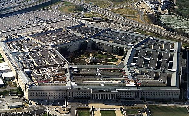 Vista aérea del Pentágono. 