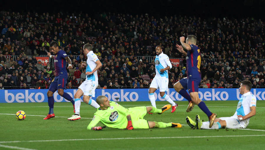 El conjunto azulgrana se deshizo con facilidad del cuadro gallego con la mirada puesta en el clásico de la próxima jornada.