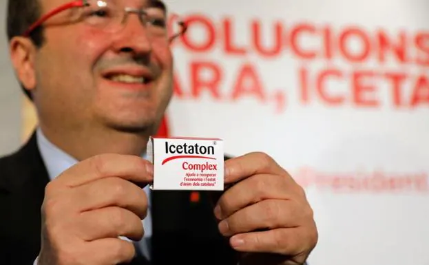 Iceta muestra su remedio: el 'Icetaton Complex'.