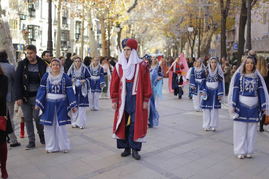Escenifica tras el acto protocolario la rendición de Boabdil y la entrega de las llaves de la ciudad