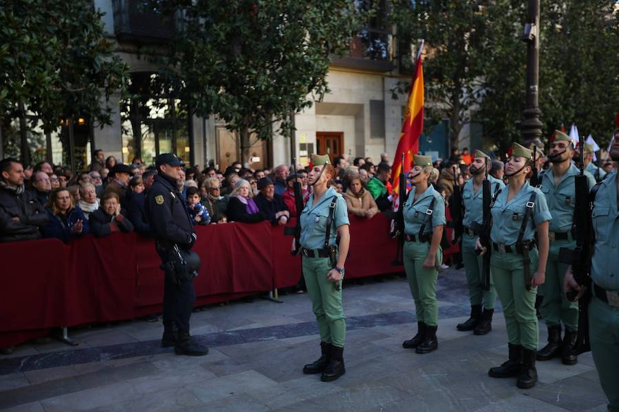 El acto ha repetido el fuerte dispositivo de seguridad de ediciones anteriores en el que han participado policías locales, agentes de la Policía Nacional y antidisturbios
