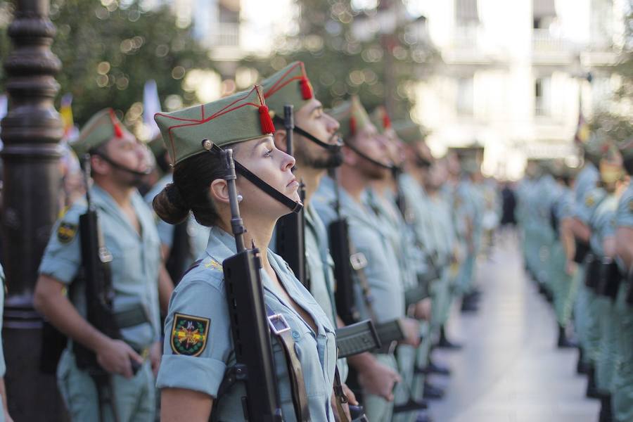 El acto ha repetido el fuerte dispositivo de seguridad de ediciones anteriores en el que han participado policías locales, agentes de la Policía Nacional y antidisturbios