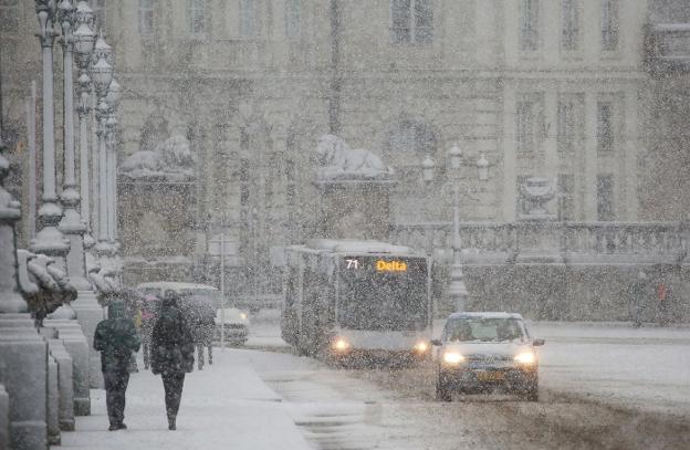 Lluvia, viento y nieve han sido inclementes con Bruselas en el mes de diciembre.