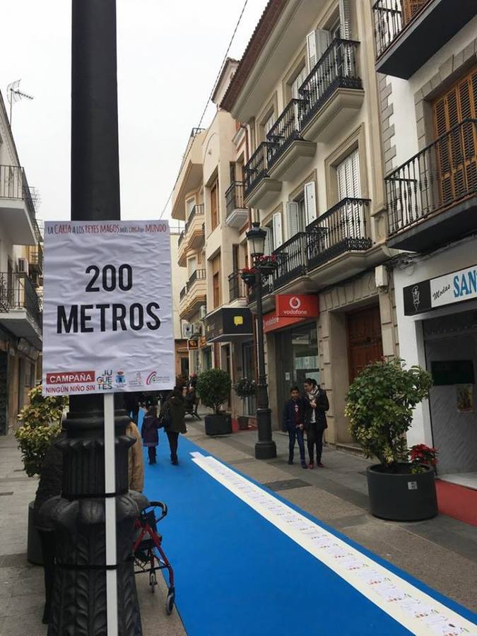 Mancha Real escribe a los Reyes Magos la carta más larga del mundo