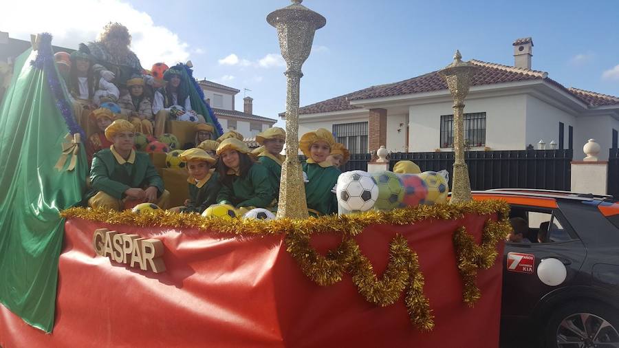 Las carrozas en Cúllar Vega.