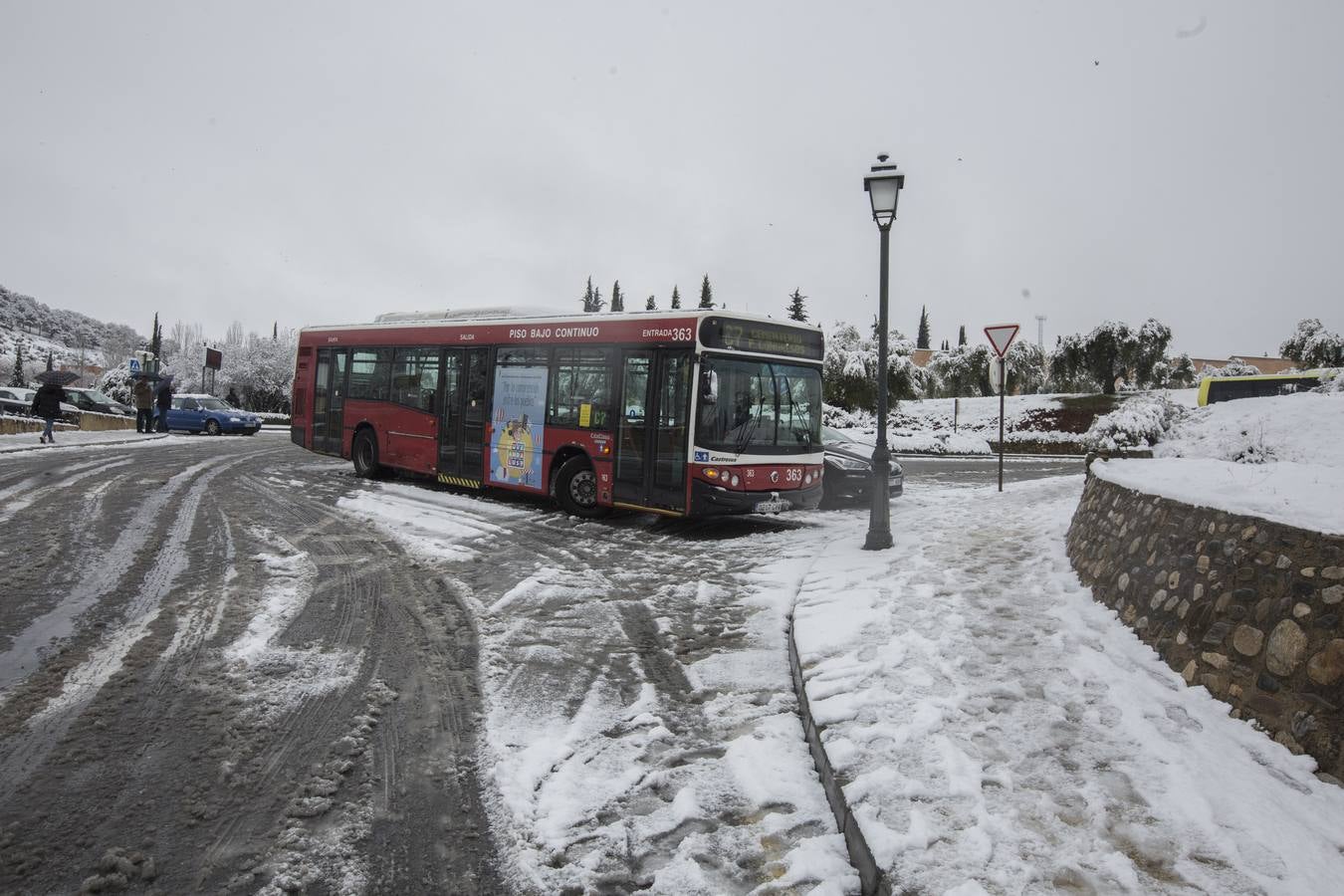 Granada lució de blanco el día de Reyes