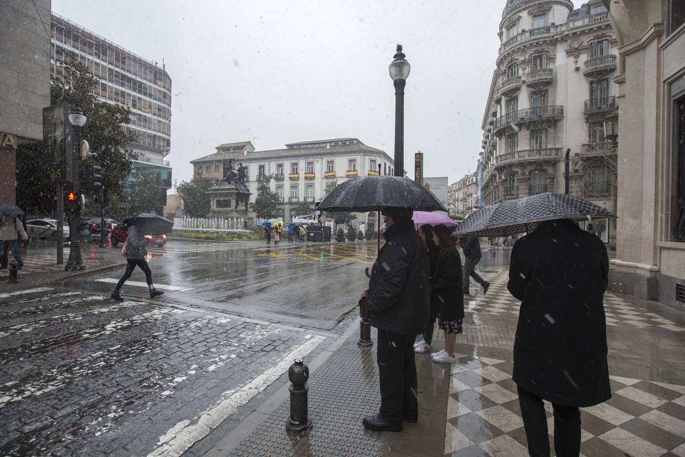 Granada lució de blanco el día de Reyes
