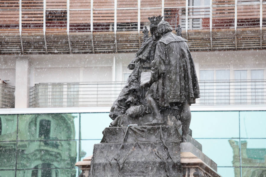 Día de Reyes teñido de blanco en la capital