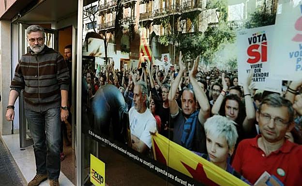 El diputado de la CUP Carles Riera.